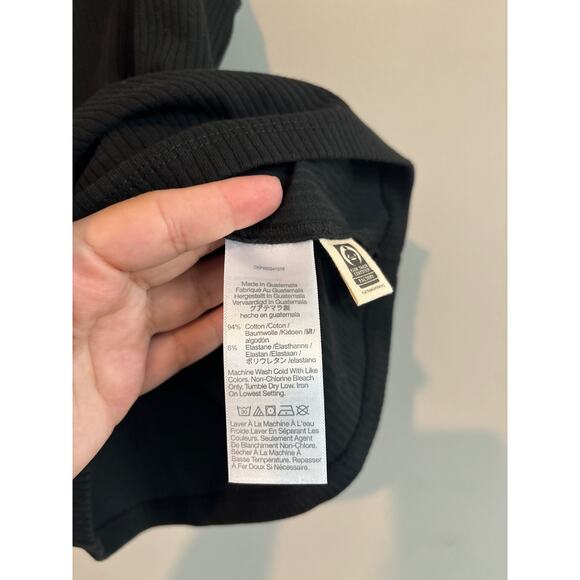 NWT Madewell Highneck Tank in Sleekhold In Black Size XS - Picture 5 of 6